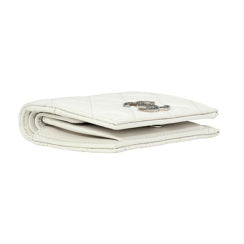 Chanel Bifold Wallet Small Flap White — view 3