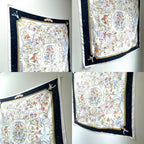Hermes Scarf Carre 90 Oriental Stone and Western Stonework Silk — view 5