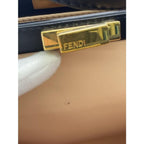 Fendi 8 Bn226 Peekaboo Medium Black Shoulder Bag Gold Hardware — view 9