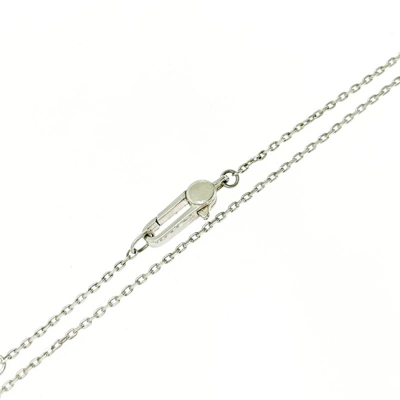 Gucci Silver Logo Square Plate Necklace 6.0 g 925 Engraved — view 7