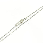 Gucci Silver Logo Square Plate Necklace 6.0 g 925 Engraved — view 7