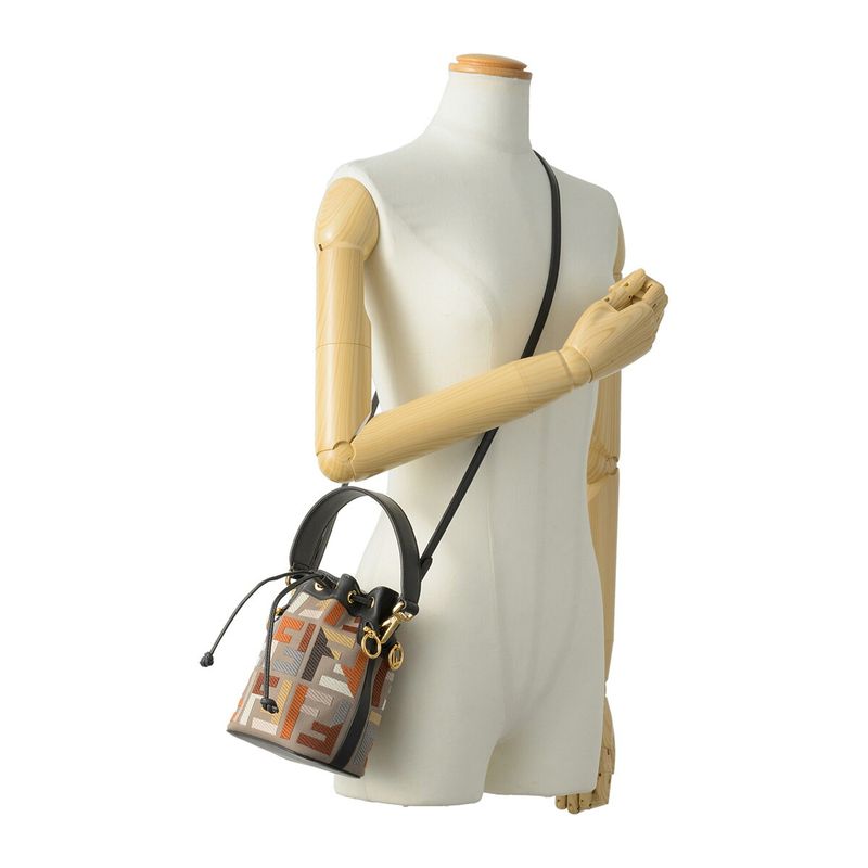 Fendi Shoulder Bag Montresor Brown — view 6