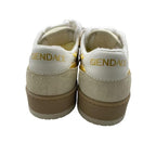 Fendi Versace Fendace White Satin Print Low Top 35 — view 2