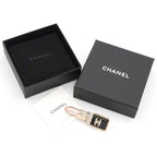 Chanel Brooch Corsage Gold Black Pink Rhinestone Lip Motif — view 8