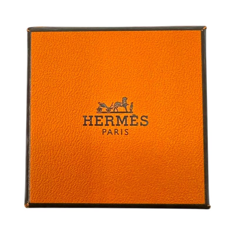 Hermes H Cube Caged Ash Earrings Gold — view 9