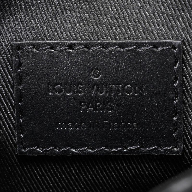 Louis Vuitton Shoulder Bag Nano Christopher Black Gray — view 9