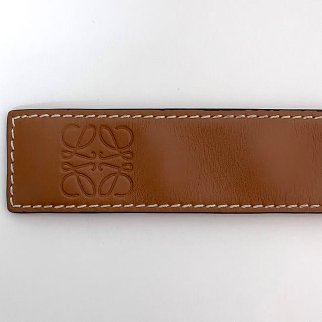 Loewe Bracelet Brown Anagram Leather — view 8
