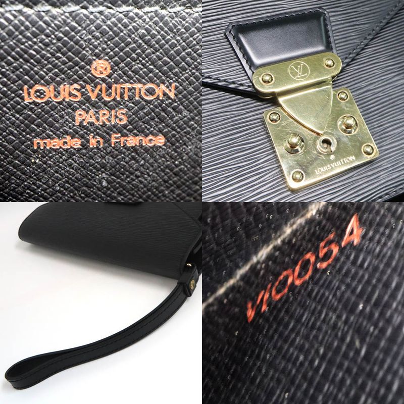 Louis Vuitton Epi Pochette Serie Dragonne Noir Black Second Bag — view 8