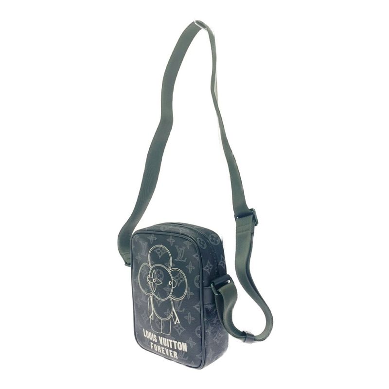 Louis Vuitton Monogram Eclipse Danube PM Vivienne Shoulder Bag — view 3