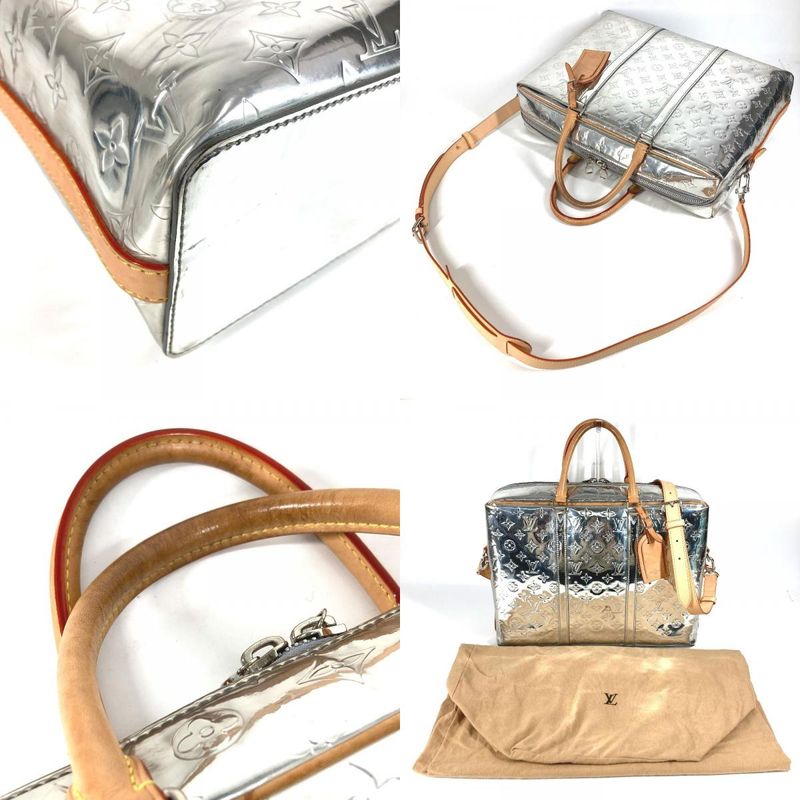 Louis Vuitton Business Bag Neo PDV Porte Documents Voyage Leather Silver — view 7