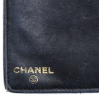 Chanel Caviar Leather Black Long Wallet — view 9