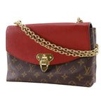 Louis Vuitton Saint Placide Monogram Canvas Threes Brown Red Ca2167 — view 2