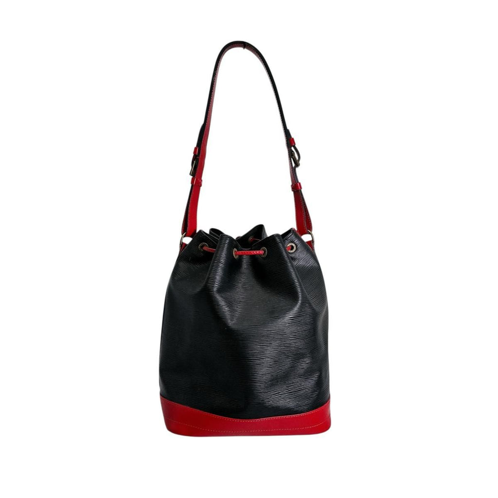 Louis Vuitton Epi Shoulder Bag Noe Noir Black — view 2