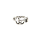Gucci Double G Silver 925 Size 15-16 Ring 1241 — view 3