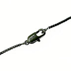 Fendi Metal Logo Necklace Black — view 9
