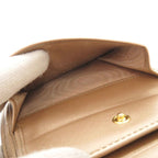 Prada 1 Mv204 Saffiano Leather Gold Fold Wallet 0933 — view 6
