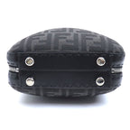Fendi Mini Travel Zucca Shoulder Bag Black 7 Va552 — view 3