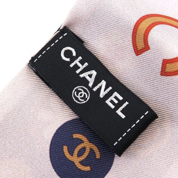 Chanel Floral Pattern Black & Pink Headband — view 8