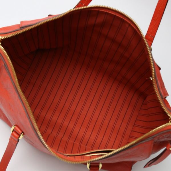 Louis Vuitton Empreinte Bastille MM Monogram Tote Bag Red — view 8