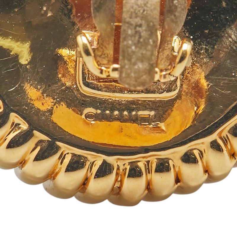 Chanel Gold Black Plated Faux Pearl — view 6