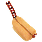 Hermes Brid A Black PM Au-carre Handbag Pouch Faube Orange — view 8
