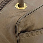 Loewe Handbag Gold Brown Anagram Nappa Leather — view 7