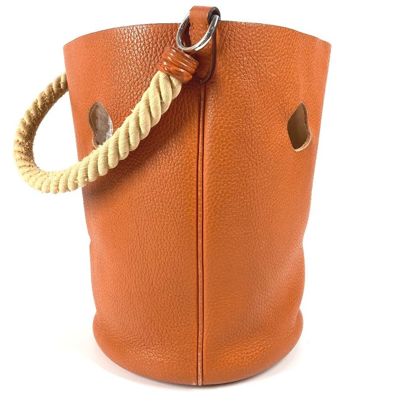 Hermes Shoulder Bag Mangeoir MM Taurillon Cles Mance Orange — view 4