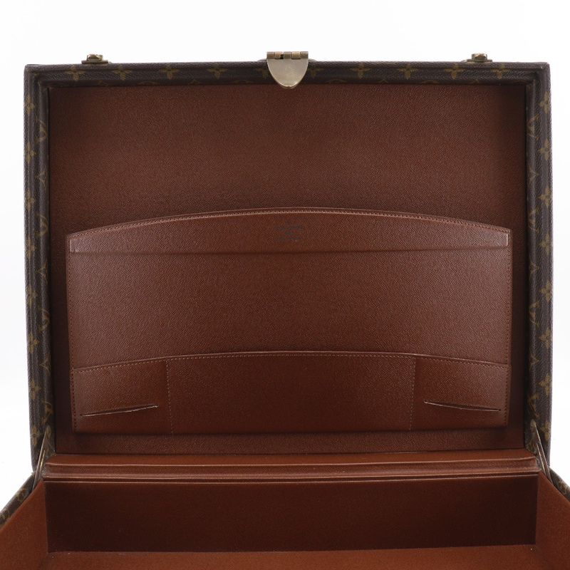Louis Vuitton President Vintage Attache Case Monogram Canvas Brown — view 7