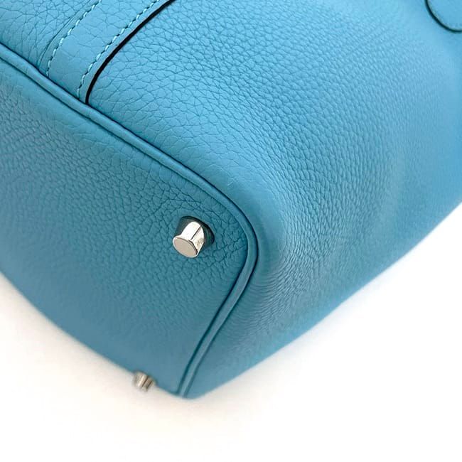 Hermes Handbag Picotin Lock PM Light Blue Jean — view 5