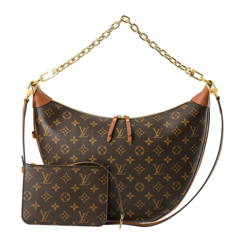 Louis Vuitton Handbag Loop Hobo Brown — view 6