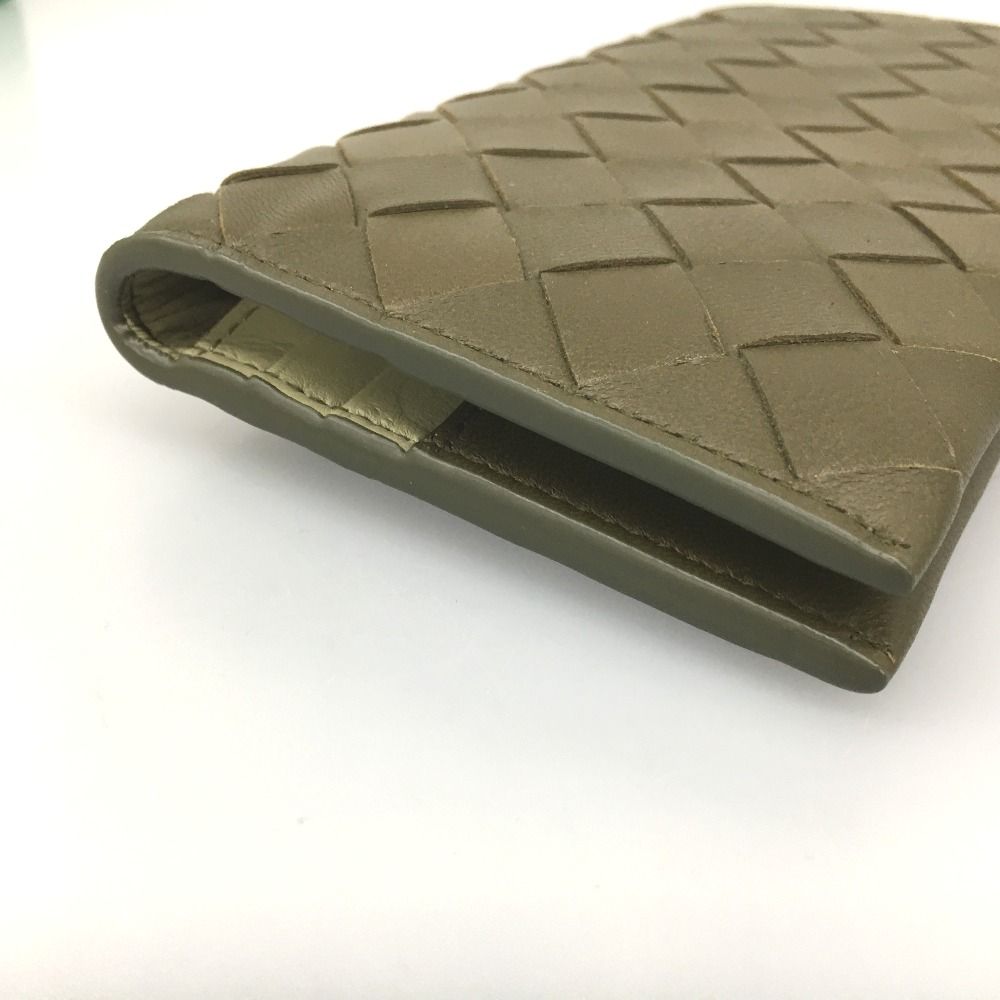 Bottega Veneta Bi-Fold Long Wallet Intrecciato Oblique — view 9