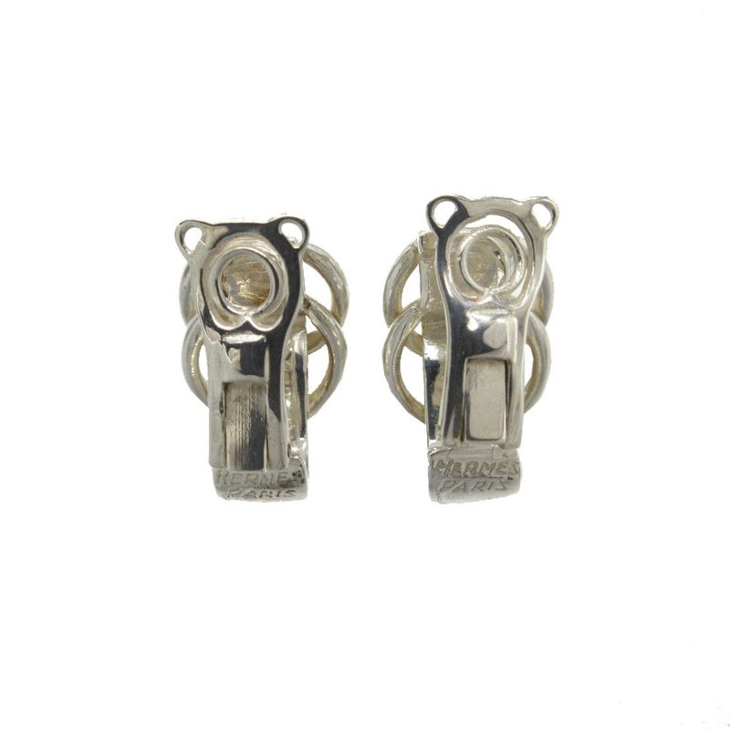 Hermes Douzanneau Vintage Earrings 925 Silver 1735 — view 4
