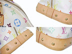 Louis Vuitton Takashi Murakami Alma GM Handbag Monogram Multicolor White — view 3