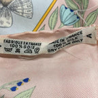 Hermes Scarf Carre 90 Blue Pink Multi COSTUMES DES DEPARTEMENTS — view 3