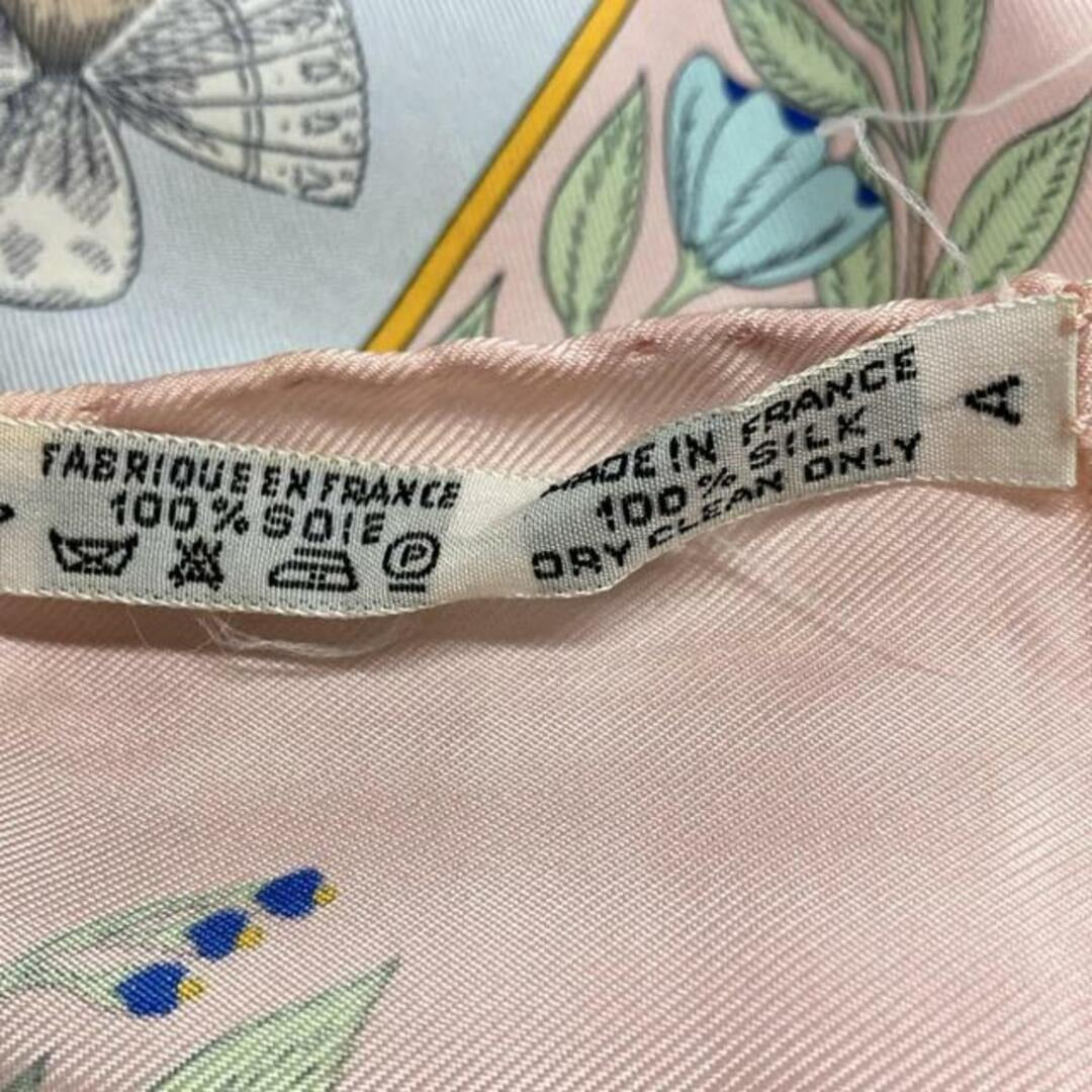 Hermes Scarf Carre 90 Blue Pink Multi COSTUMES DES DEPARTEMENTS — view 3