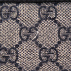 Gucci GG Supreme Canvas Navy Beige Shoulder Bag Blue 0088 — view 8