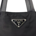 Prada Nylon Tessuto Tote Bear Basket Black — view 8