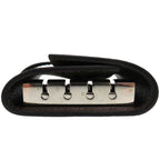 Hermes Bearn 4-strand Vaux Epson Chocolat Silver Hardware Brown Key — view 4