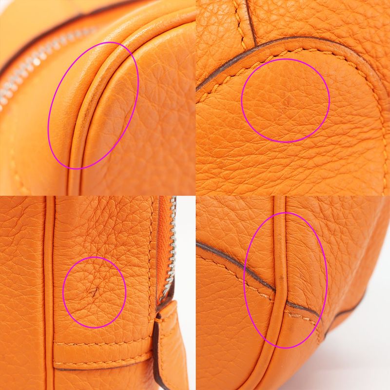 Hermes Omnibus Handbag Orange H Stamp Manufactured Around 2004 — view 9