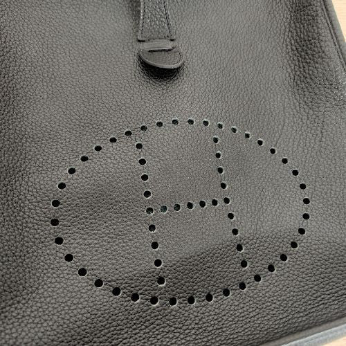 Hermes Shoulder Bag Taurillon Cles Mance Evelyne 1 GM — view 9