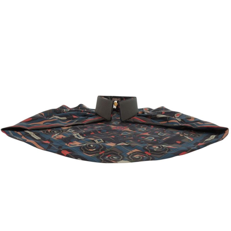 Hermes Poutierache Silk Cowhide Gray Other Fashion Goods 0773 — view 5