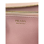 Prada Saffiano Ribbon Round Zipper Long Wallet 1 Ml506 ztm Pink — view 5