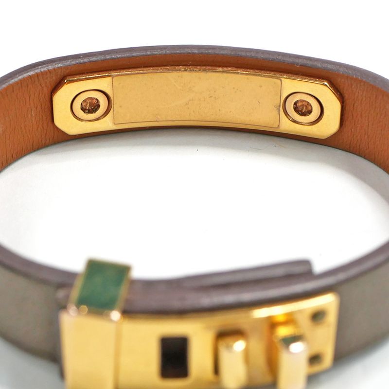 Hermes As de Coeur Bracelet Etoupe Gold Hardware Voswift — view 8