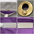 Saint Laurent 2-Way Bag Gray Purple Muse — view 4