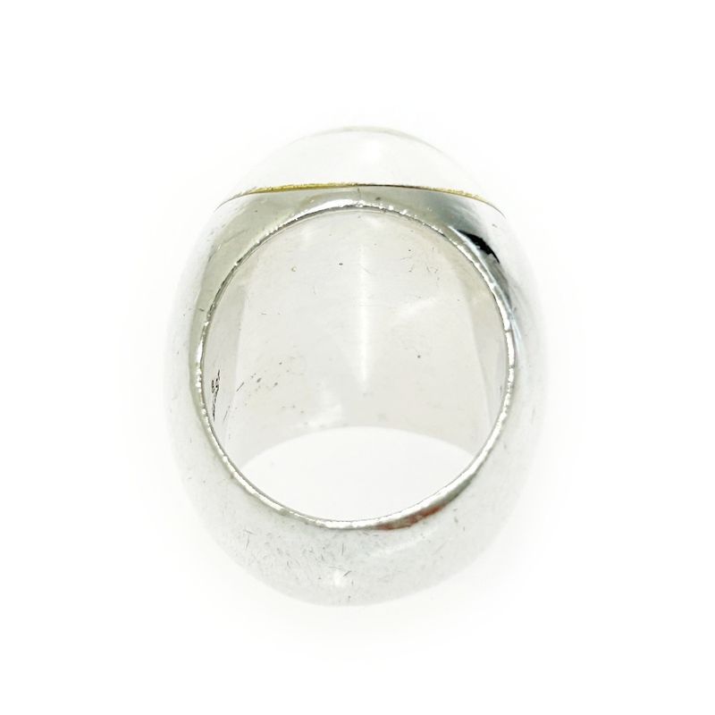 Gucci Silver Stone Ring 32.3 g 925 Engraving — view 7