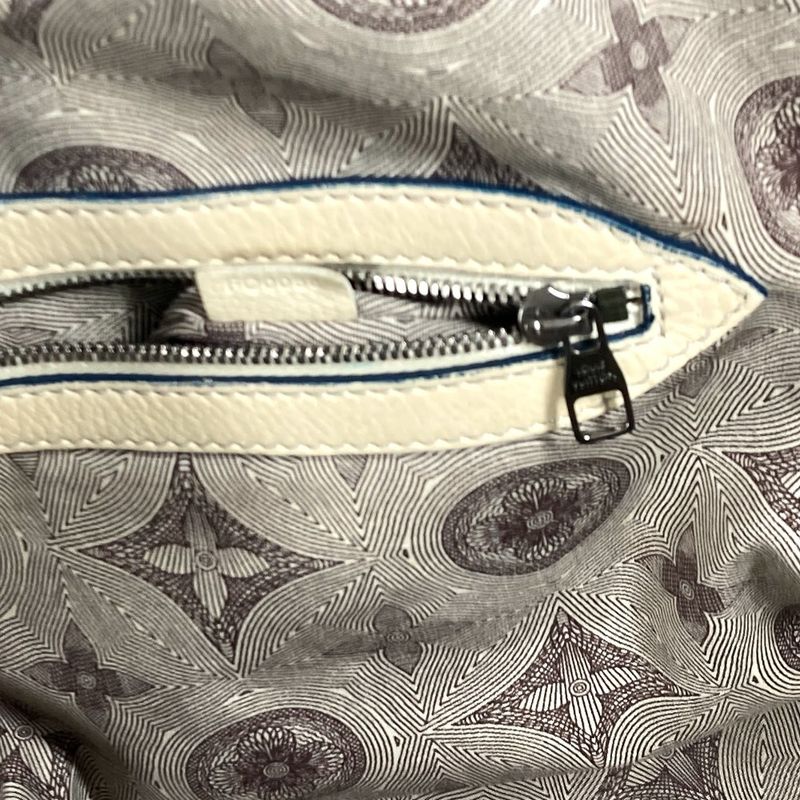 Louis Vuitton Business Bag Cuir Siwa Leather Ecru White — view 6