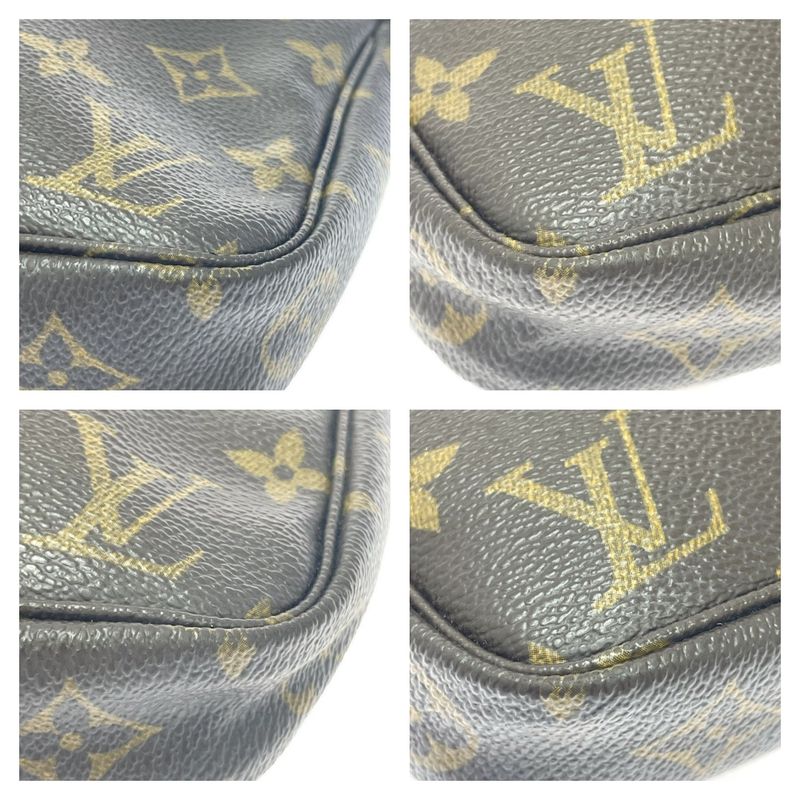 Louis Vuitton Monogram Pochette and Accessoire Pouch Brown — view 6
