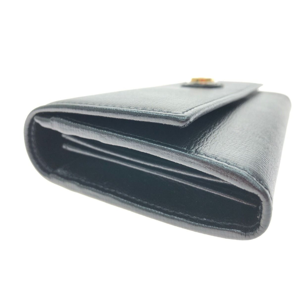 Gucci Long Wallet Interlocking G Marina Leather Black — view 4