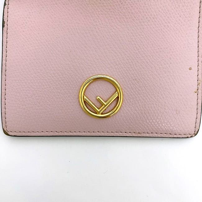 Fendi Bifold Wallet Pink Fize 8 M0387 — view 5
