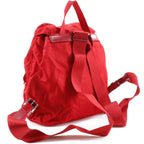 Prada Vera Sport Bz6677 Nylon Rosso Red Backpack Daypack — view 3